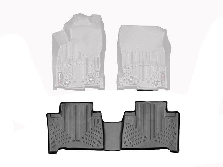 Ковры резиновые WeatherTech Lexus NX 2015+ задние черные фото