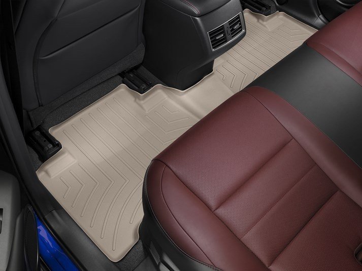 Ковры резиновые WeatherTech Lexus NX 2015+ задние бежевые фото