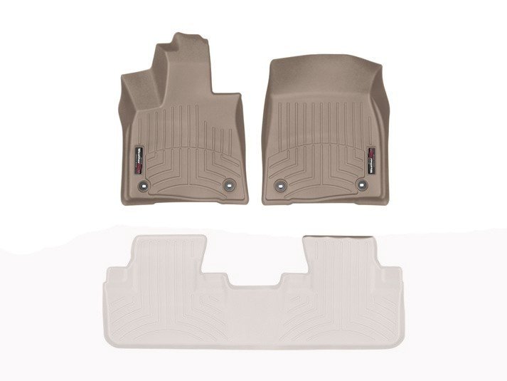 Ковры резиновые WeatherTech Lexus RX 2016+ передние бежевые фото