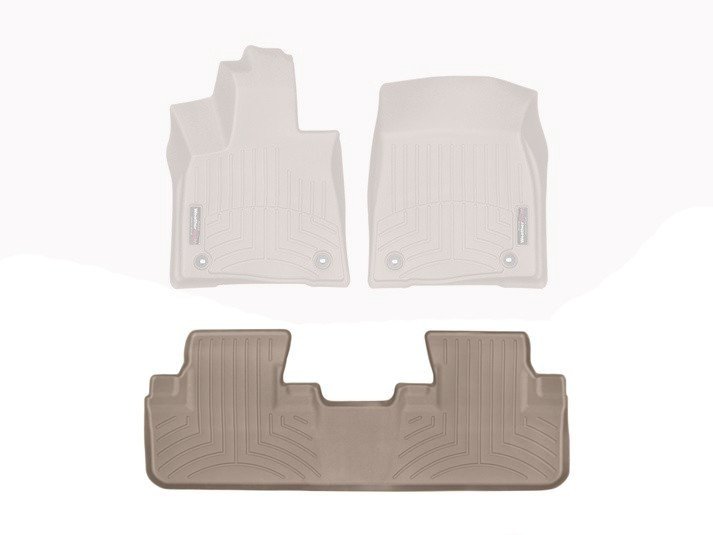 Ковры резиновые WeatherTech Lexus RX 2016+ задние бежевые фото