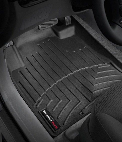 Ковры резиновые WeatherTech Maserati Levante 2017-2018 передние  черные фото