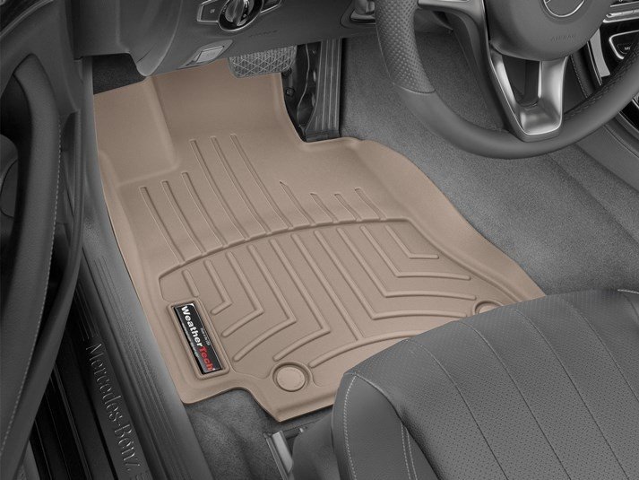 Ковры резиновые WeatherTech E-class  (W213/S213) 2017+ передние бежевые фото