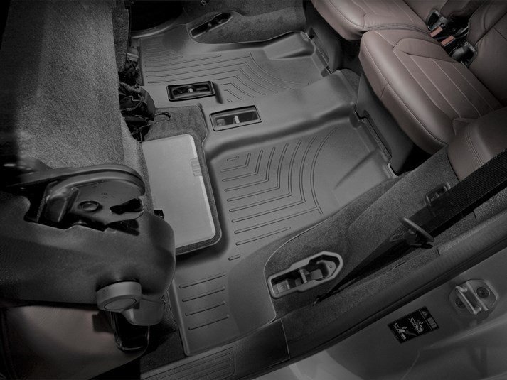 Ковры резиновые WeatherTech MB GL 2013-2015  третий ряд черные фото