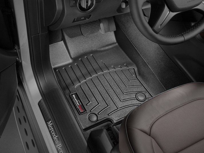 Ковры резиновые  WeatherTech MB GLE  2015-2019 передние черные фото