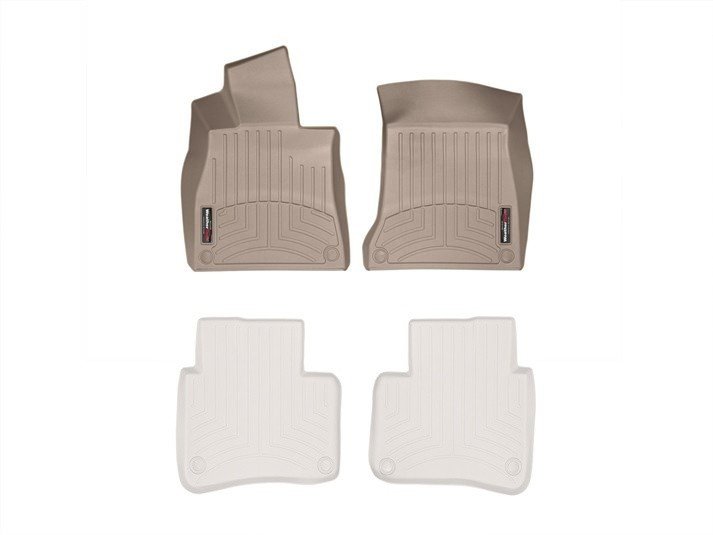 Ковры резиновые WeatherTech MB S-class  (W222) 2014+ передние бежевые фото