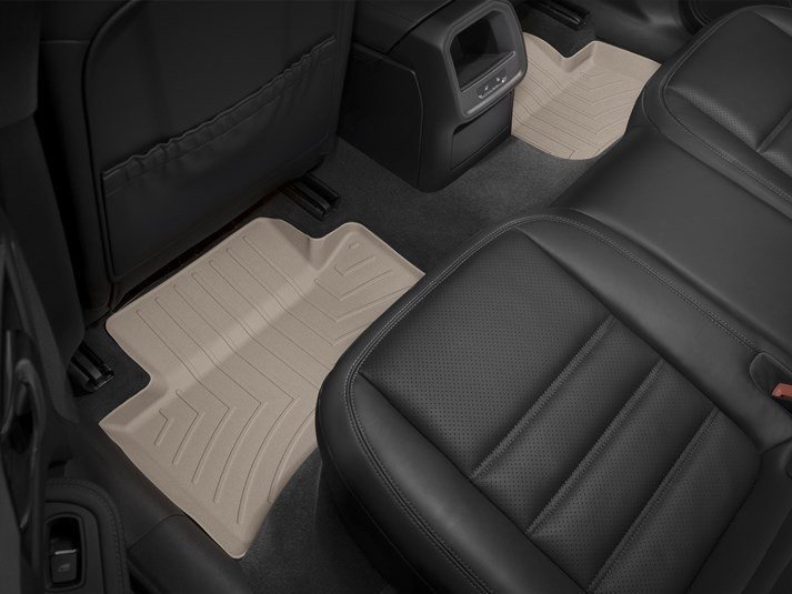 Ковры резиновые WeatherTech Porsche Macan 2014+ задние бежевые фото