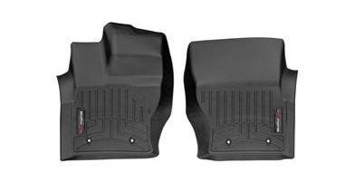Ковры резиновые WeatherTech Range Rover Discovery 2017+ передние черные фото