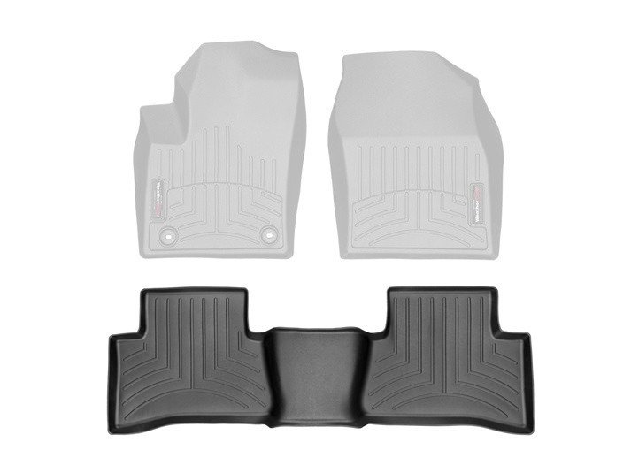 Ковры резиновые WeatherTech Toyota C-HR 2017+ 2WD задние черные фото