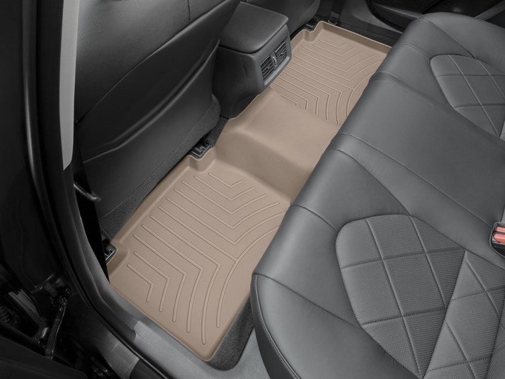 Ковры резиновые WeatherTech Toyota Camry 2017+ задние бежевые фото
