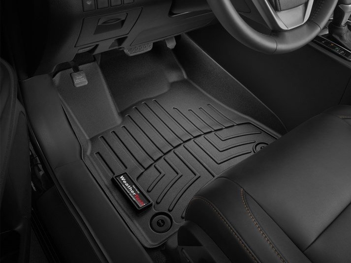 Ковры резиновые WeatherTech Toyota Highlander 2014-2019 передние черные фото