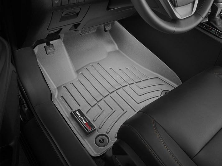 Ковры резиновые WeatherTech Toyota Highlander 2014-2019  передние серые фото