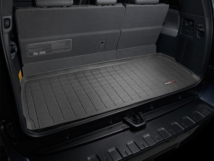 Ковер резиновый WeatherTech Toyota Sequoia 2008+ в багажник черный фото
