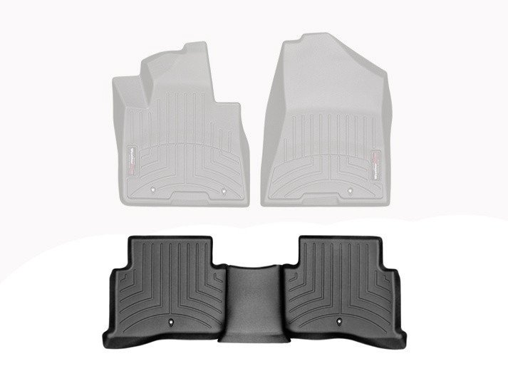 Ковры резиновые WeatherTech Hyundai Tucson USA 2016+  задние серые фото