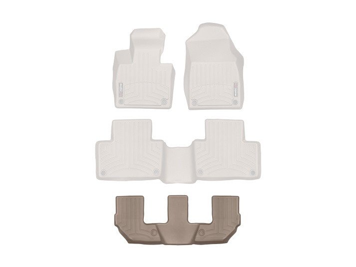 Ковры резиновые WeatherTech Volvo XC-90 2016+ третий ряд бежевые фото