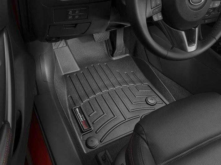 Ковры резиновые WeatherTech Mazda 6 2013+   Коврики передние черный фото