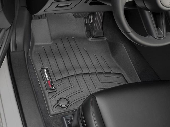 Ковры резиновые WeatherTech Mazda 3 2019+    Коврики передние черный фото