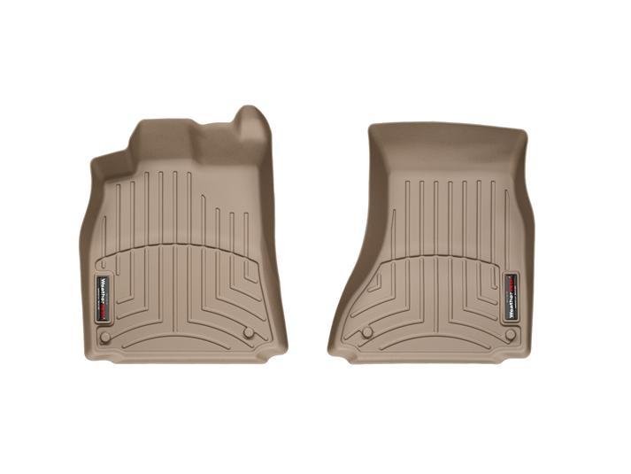 Ковры резиновые WeatherTech передние бежевые Audi A4 2008-2015 фото