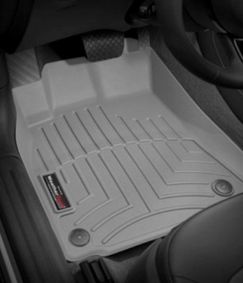 Ковры резиновые WeatherTech передние серые Audi A5 2008-2015 фото