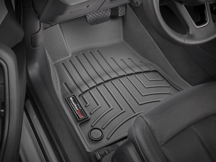 Ковры резиновые WeatherTech передние черные Audi A4 2016+ фото