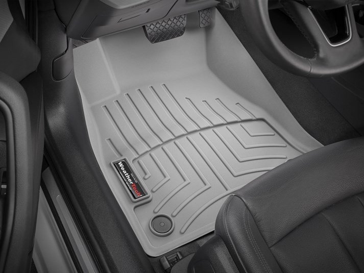 Ковры резиновые WeatherTech передние серые Audi A4 2016+ фото