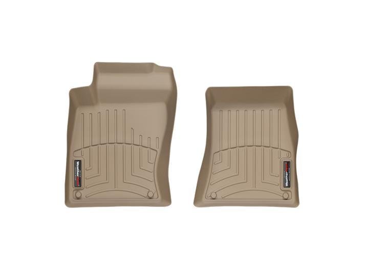 Ковры резиновые WeatherTech передние бежевые  Audi A8 2003-2010 фото