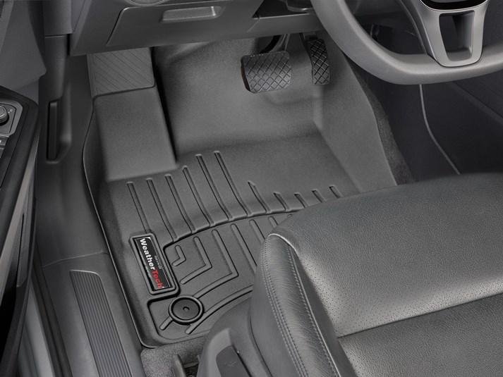 Ковры резиновые WeatherTech VW Atlas 2017+ передние черные фото