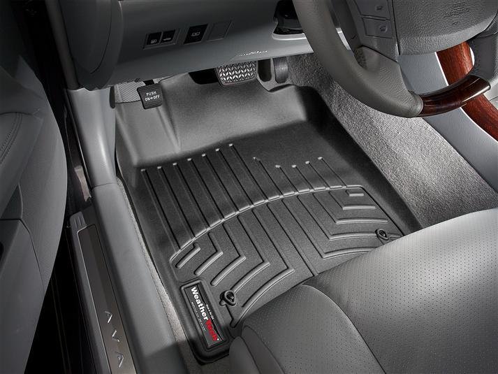 Ковры резиновые WeatherTech Toyota Avalon 2005-2012 передние черные фото
