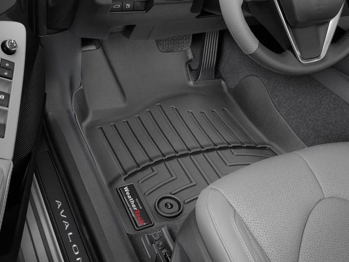 Ковры резиновые WeatherTech Toyota Avalon 2019+ передние черные фото