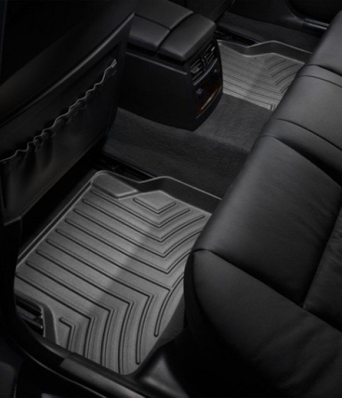Ковры резиновые WeatherTech задние черные BMW 5-Series (E60/E61) 2004-2010 фото