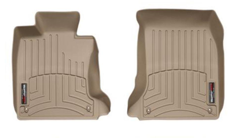 Ковры резиновые WeatherTech передние бежевые 5-Series (E60/E61) 2004-2010 фото