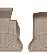 Ковры резиновые WeatherTech передние бежевые BMW 5-Series 2011-2016 2WD фото