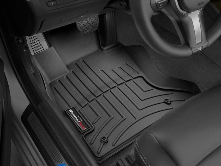 Ковры резиновые WeatherTech передние черные BMW 5-Series 2011-2016 4WD фото