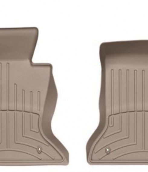 Ковры резиновые WeatherTech передние бежевые BMW 5-Series 2011-2016 4WD фото