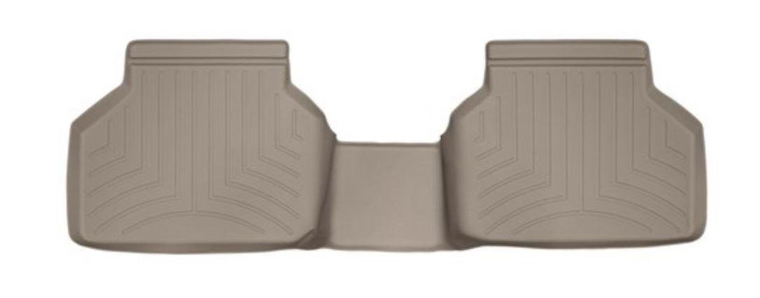 Ковры резиновые WeatherTech задние бежевые BMW 5GT 2014-2017 фото