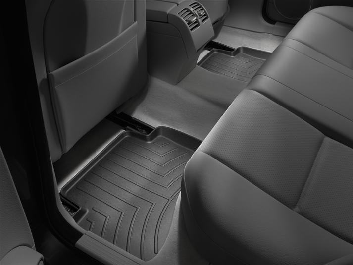 Ковры резиновые WeatherTech C-class 2008- 2015  задние черные фото