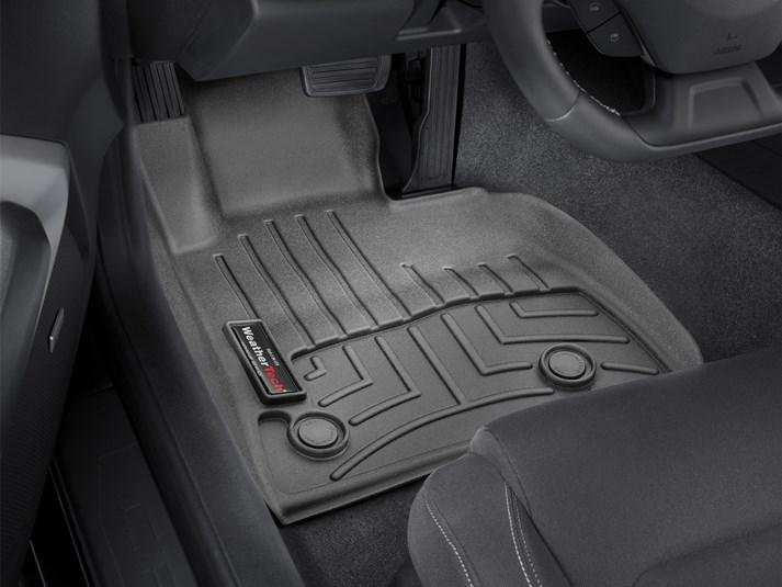 Ковры резиновые WeatherTech Chevrolet Camaro 2016+ передние черные фото