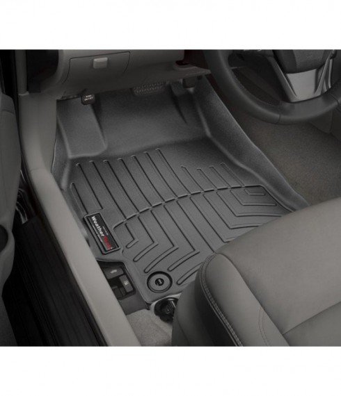 Ковры резиновые WeatherTech Toyota Camry XV55 2015-2017 передние черные фото