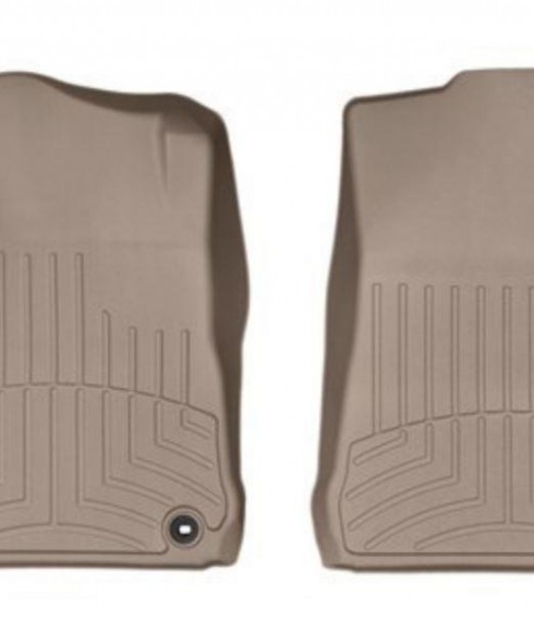 Ковры резиновые WeatherTech Toyota Camry XV55 2015-2017 передние бежевые фото