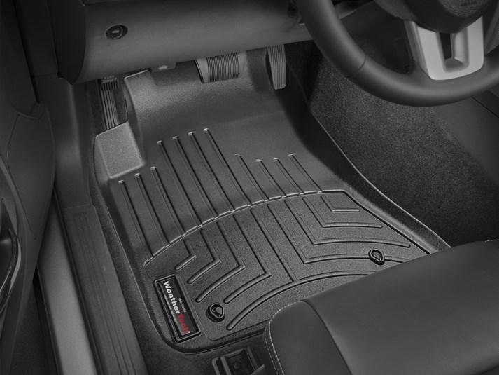 Ковры резиновые WeatherTech  Dodge Challenger  2008-2015  передние черные фото