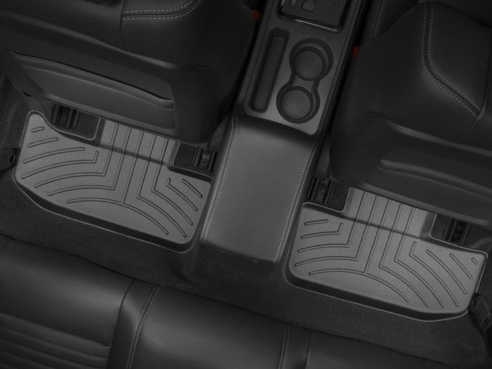 Ковры резиновые WeatherTech  Dodge Challenger  2008+  задние черные фото