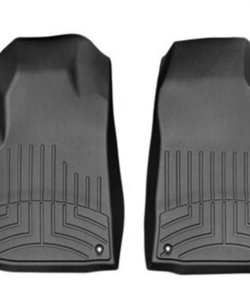 Ковры резиновые WeatherTech Jeep Cherokee 2014+ передние черные фото