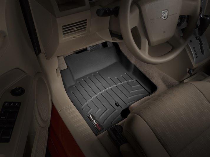 Ковры резиновые WeatherTech Jeep Patriot 2007-2016 передние черные фото