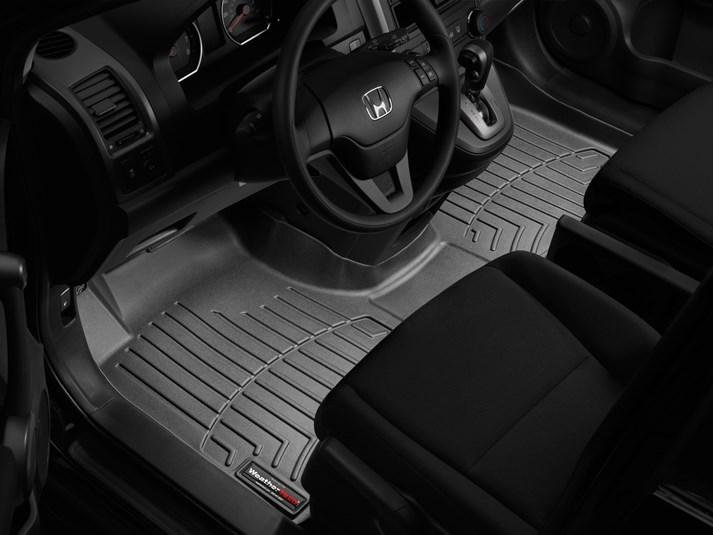 Коврик резиновый WeatherTech Honda CR-V 2007-2011 передний  черный фото