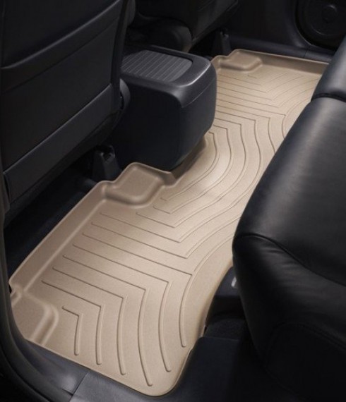 Коврик резиновый WeatherTech Honda CR-V 2007-2011 задний  бежевый фото
