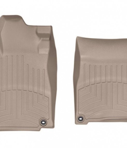 Ковры резиновые WeatherTech Honda CR-V 2012-2017 передние бежевые фото