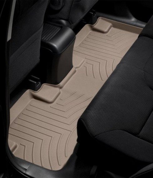 Коврик резиновый WeatherTech Honda CR-V 2012-2017 задний  бежевый фото