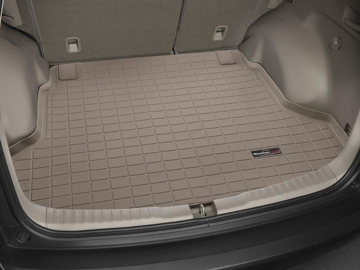 Коврик резиновый WeatherTech Honda CR-V 2012-2017 в багажник  бежевый фото