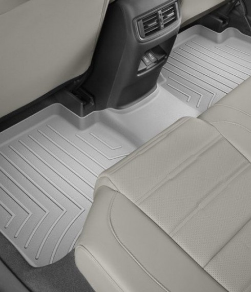 Коврик резиновый WeatherTech Honda CR-V 2018+ задний  серый фото