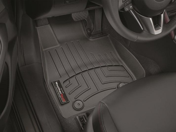 Ковры резиновые WeatherTech Mazda CX-3 2015+ передние черные фото