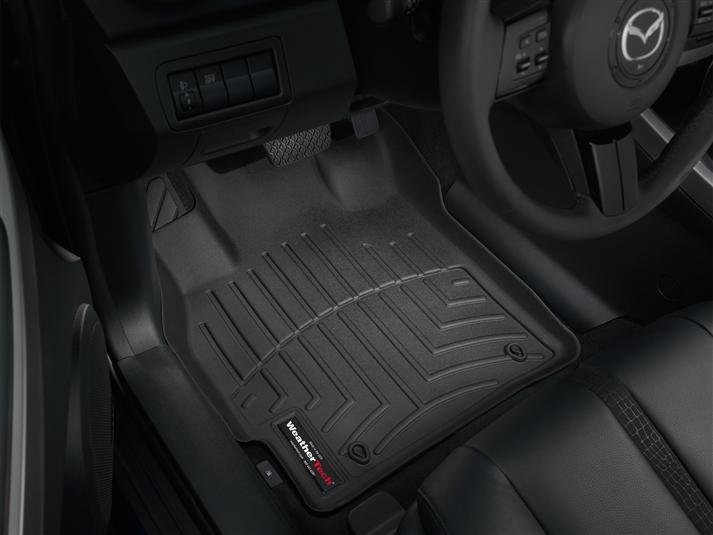 Ковры резиновые WeatherTech Mazda CX-7 2007-2012 передние черные фото